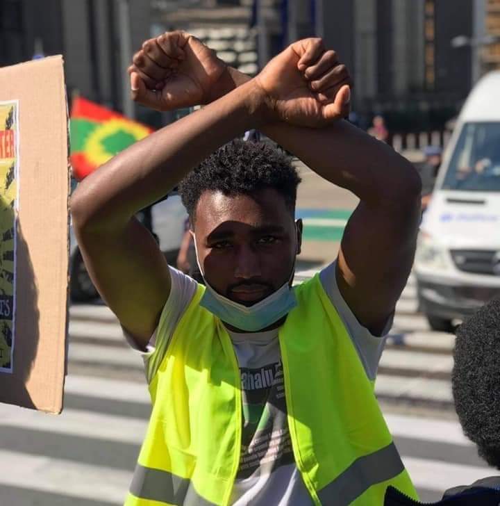 Jonge Oromo activist hoopt op asiel